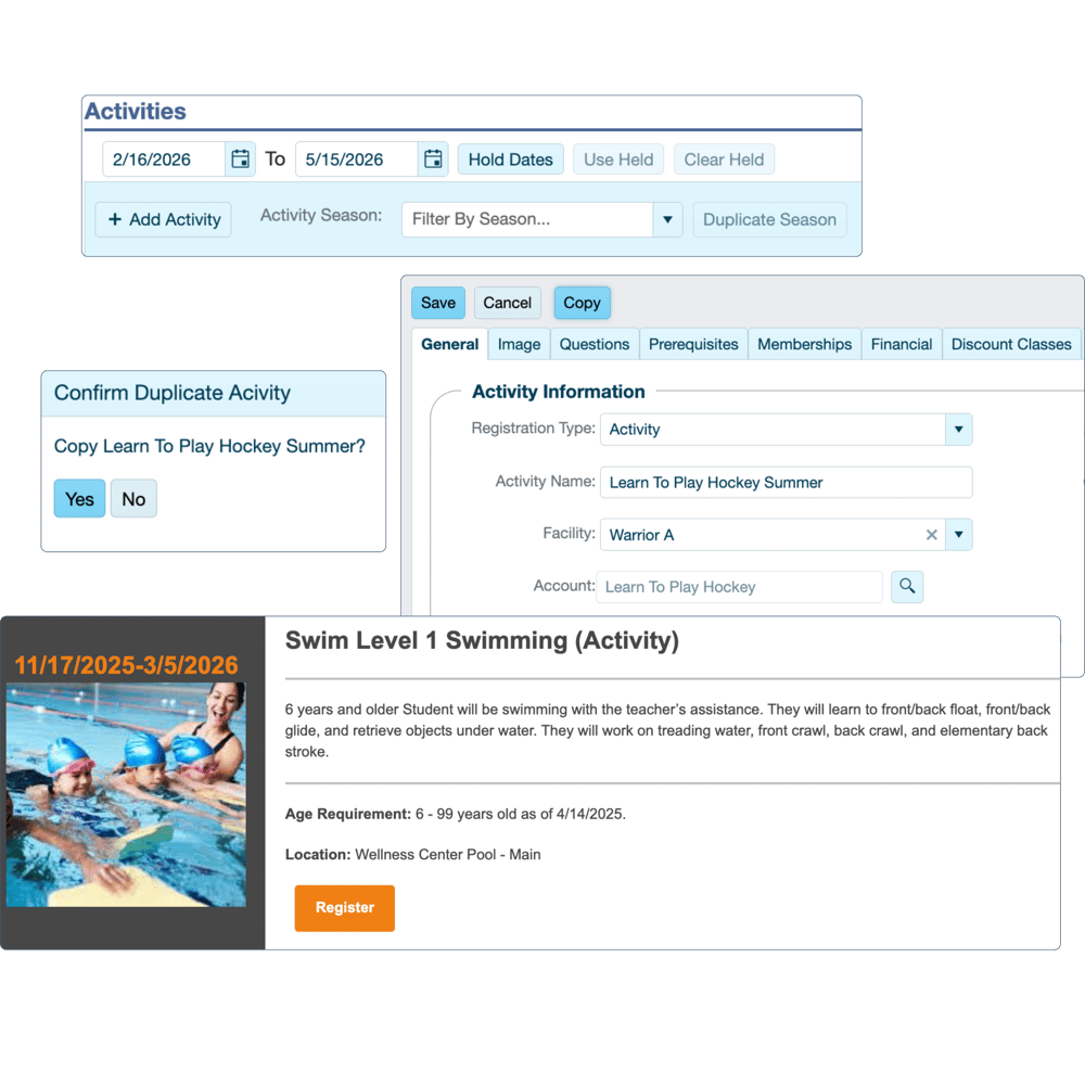 Rec Center Tracking Sheet Sports & Recreation Software Solutions